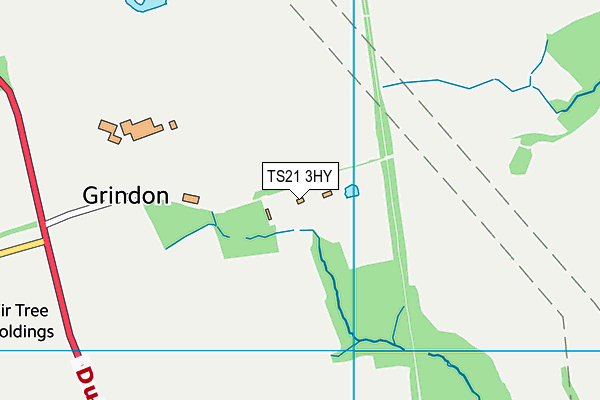 TS21 3HY map - OS VectorMap District (Ordnance Survey) TS21 3HY map - OS VectorMap District (Ordnance Survey)