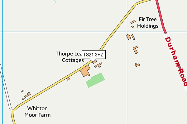 TS21 3HZ map - OS VectorMap District (Ordnance Survey) TS21 3HZ map - OS VectorMap District (Ordnance Survey)