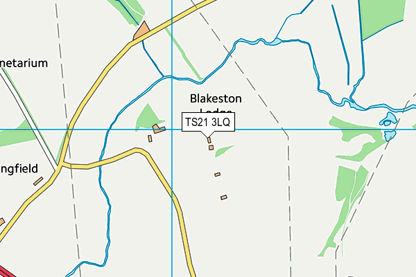 TS21 3LQ map - OS VectorMap District (Ordnance Survey) TS21 3LQ map - OS VectorMap District (Ordnance Survey)