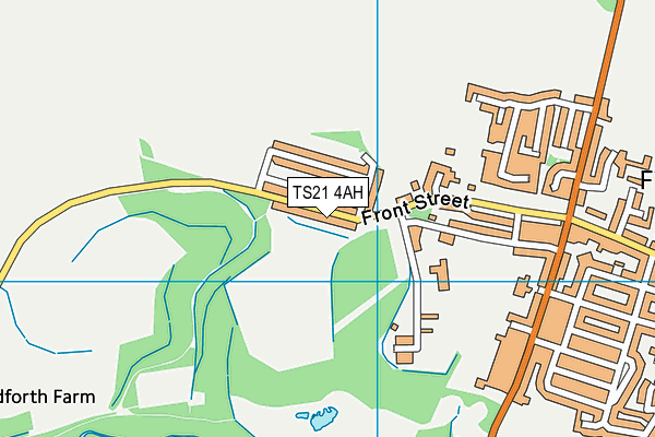 TS21 4AH map - OS VectorMap District (Ordnance Survey) TS21 4AH map - OS VectorMap District (Ordnance Survey)
