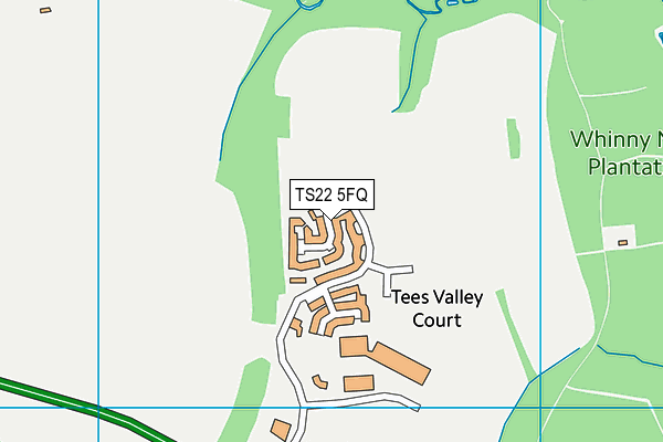 TS22 5FQ map - OS VectorMap District (Ordnance Survey) TS22 5FQ map - OS VectorMap District (Ordnance Survey)