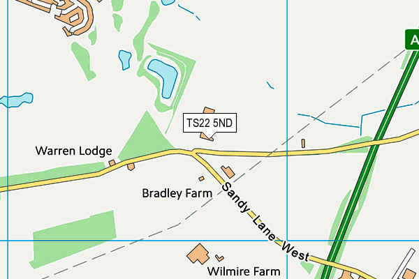 TS22 5ND map - OS VectorMap District (Ordnance Survey) TS22 5ND map - OS VectorMap District (Ordnance Survey)