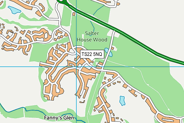 TS22 5NQ map - OS VectorMap District (Ordnance Survey)