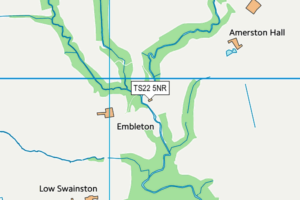 TS22 5NR map - OS VectorMap District (Ordnance Survey) TS22 5NR map - OS VectorMap District (Ordnance Survey)