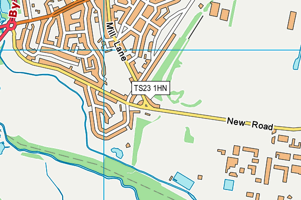 TS23 1HN map - OS VectorMap District (Ordnance Survey) TS23 1HN map - OS VectorMap District (Ordnance Survey)