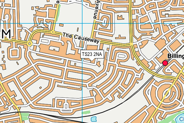 TS23 2NA map - OS VectorMap District (Ordnance Survey) TS23 2NA map - OS VectorMap District (Ordnance Survey)