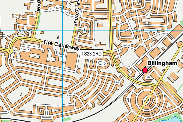 TS23 2RD map - OS VectorMap District (Ordnance Survey) TS23 2RD map - OS VectorMap District (Ordnance Survey)