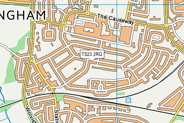 TS23 2RQ map - OS VectorMap District (Ordnance Survey) TS23 2RQ map - OS VectorMap District (Ordnance Survey)