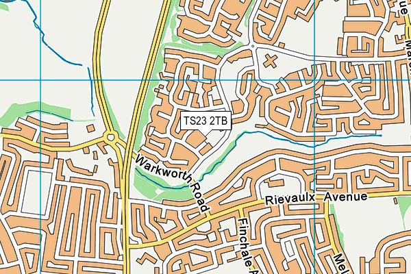 TS23 2TB map - OS VectorMap District (Ordnance Survey) TS23 2TB map - OS VectorMap District (Ordnance Survey)