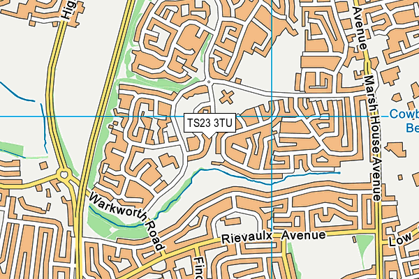 TS23 3TU map - OS VectorMap District (Ordnance Survey) TS23 3TU map - OS VectorMap District (Ordnance Survey)