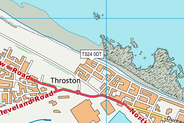 TS24 0DT map - OS VectorMap District (Ordnance Survey) TS24 0DT map - OS VectorMap District (Ordnance Survey)