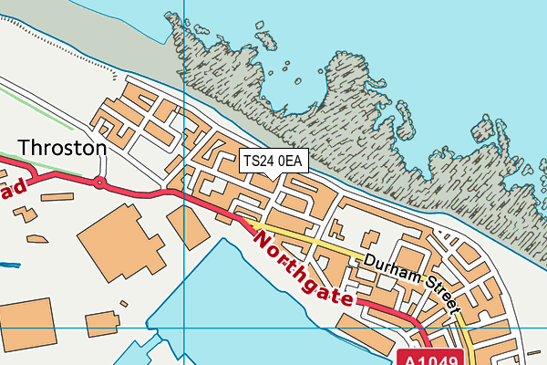 TS24 0EA map - OS VectorMap District (Ordnance Survey) TS24 0EA map - OS VectorMap District (Ordnance Survey)