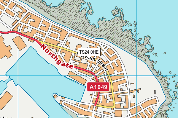 TS24 0HE map - OS VectorMap District (Ordnance Survey) TS24 0HE map - OS VectorMap District (Ordnance Survey)