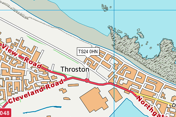 TS24 0HN map - OS VectorMap District (Ordnance Survey) TS24 0HN map - OS VectorMap District (Ordnance Survey)
