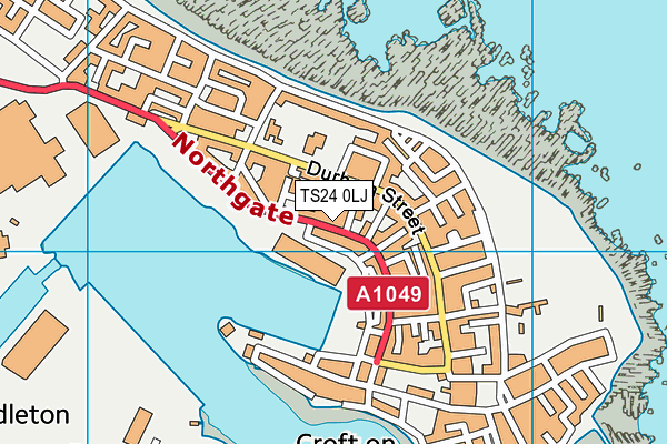 TS24 0LJ map - OS VectorMap District (Ordnance Survey) TS24 0LJ map - OS VectorMap District (Ordnance Survey)