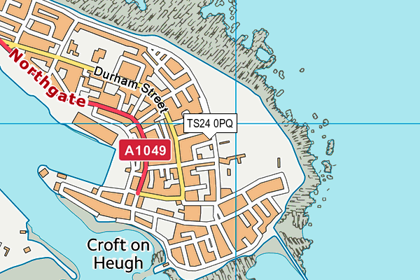 TS24 0PQ map - OS VectorMap District (Ordnance Survey) TS24 0PQ map - OS VectorMap District (Ordnance Survey)