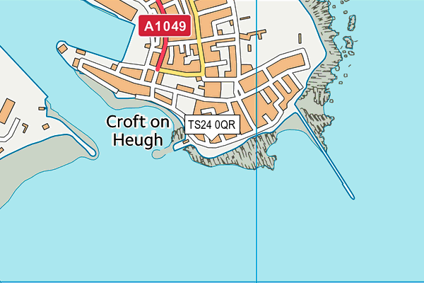 TS24 0QR map - OS VectorMap District (Ordnance Survey) TS24 0QR map - OS VectorMap District (Ordnance Survey)