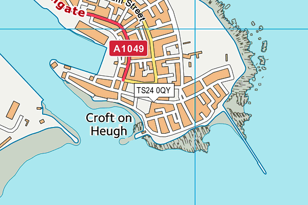 TS24 0QY map - OS VectorMap District (Ordnance Survey) TS24 0QY map - OS VectorMap District (Ordnance Survey)