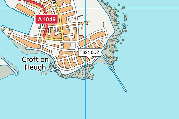 TS24 0QZ map - OS VectorMap District (Ordnance Survey) TS24 0QZ map - OS VectorMap District (Ordnance Survey)