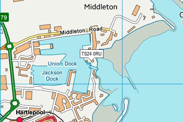 TS24 0RU map - OS VectorMap District (Ordnance Survey) TS24 0RU map - OS VectorMap District (Ordnance Survey)