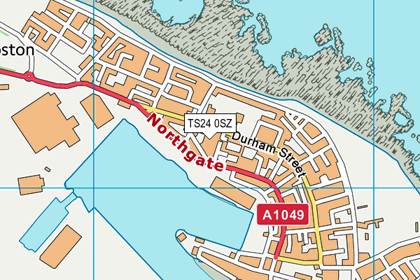 TS24 0SZ map - OS VectorMap District (Ordnance Survey) TS24 0SZ map - OS VectorMap District (Ordnance Survey)
