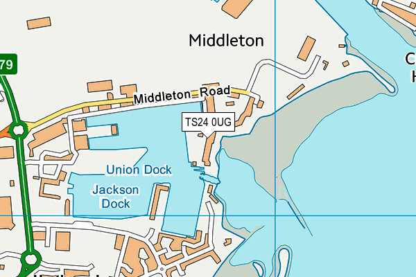 TS24 0UG map - OS VectorMap District (Ordnance Survey) TS24 0UG map - OS VectorMap District (Ordnance Survey)