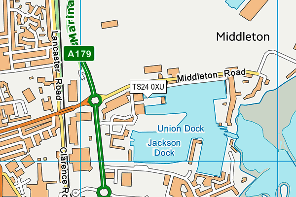 TS24 0XU map - OS VectorMap District (Ordnance Survey) TS24 0XU map - OS VectorMap District (Ordnance Survey)
