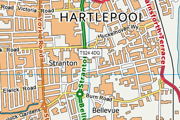 TS24 4DQ map - OS VectorMap District (Ordnance Survey) TS24 4DQ map - OS VectorMap District (Ordnance Survey)