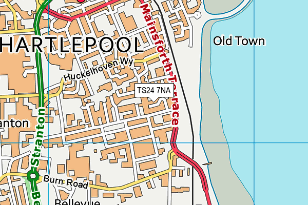 TS24 7NA map - OS VectorMap District (Ordnance Survey) TS24 7NA map - OS VectorMap District (Ordnance Survey)