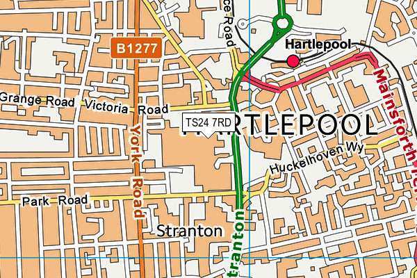 TS24 7RD map - OS VectorMap District (Ordnance Survey) TS24 7RD map - OS VectorMap District (Ordnance Survey)