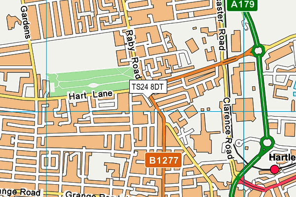 TS24 8DT map - OS VectorMap District (Ordnance Survey) TS24 8DT map - OS VectorMap District (Ordnance Survey)