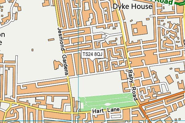 TS24 8QJ map - OS VectorMap District (Ordnance Survey) TS24 8QJ map - OS VectorMap District (Ordnance Survey)