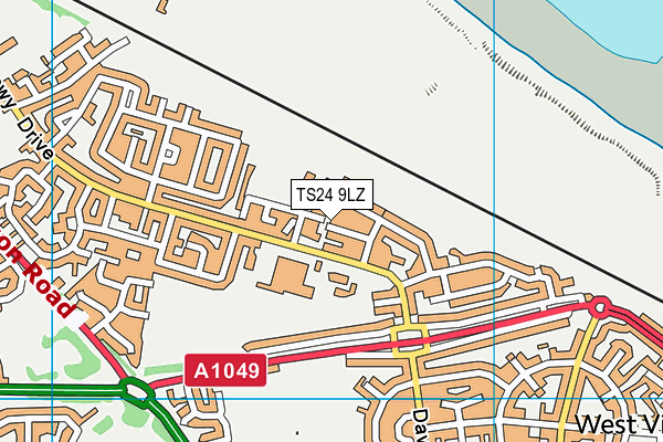 TS24 9LZ map - OS VectorMap District (Ordnance Survey) TS24 9LZ map - OS VectorMap District (Ordnance Survey)