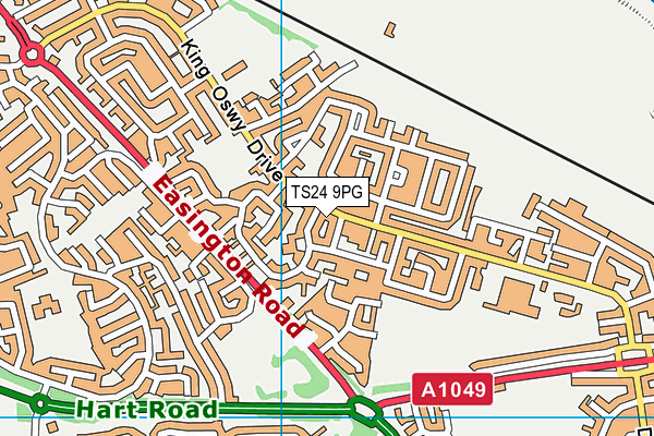 TS24 9PG map - OS VectorMap District (Ordnance Survey) TS24 9PG map - OS VectorMap District (Ordnance Survey)