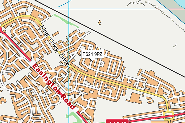 TS24 9PZ map - OS VectorMap District (Ordnance Survey) TS24 9PZ map - OS VectorMap District (Ordnance Survey)