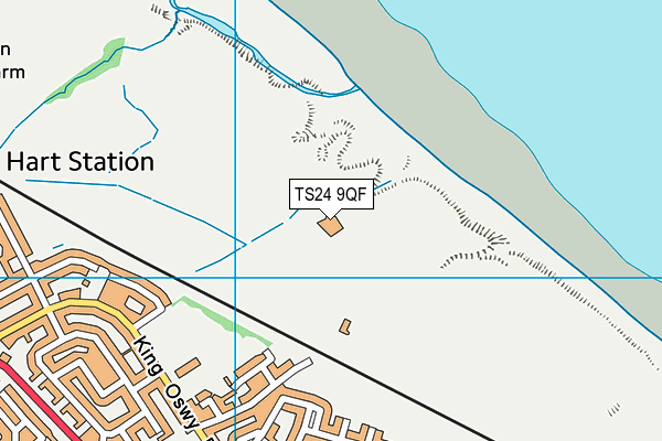 TS24 9QF map - OS VectorMap District (Ordnance Survey) TS24 9QF map - OS VectorMap District (Ordnance Survey)