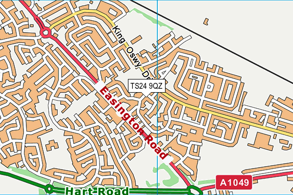 TS24 9QZ map - OS VectorMap District (Ordnance Survey) TS24 9QZ map - OS VectorMap District (Ordnance Survey)