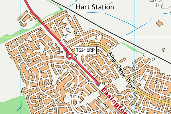 TS24 9RP map - OS VectorMap District (Ordnance Survey) TS24 9RP map - OS VectorMap District (Ordnance Survey)