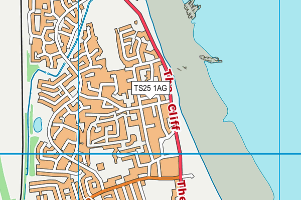 TS25 1AG map - OS VectorMap District (Ordnance Survey) TS25 1AG map - OS VectorMap District (Ordnance Survey)