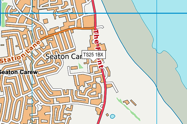 TS25 1BX map - OS VectorMap District (Ordnance Survey) TS25 1BX map - OS VectorMap District (Ordnance Survey)