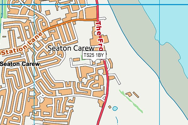 TS25 1BY map - OS VectorMap District (Ordnance Survey) TS25 1BY map - OS VectorMap District (Ordnance Survey)