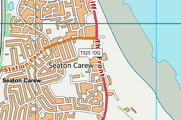 TS25 1DQ map - OS VectorMap District (Ordnance Survey) TS25 1DQ map - OS VectorMap District (Ordnance Survey)
