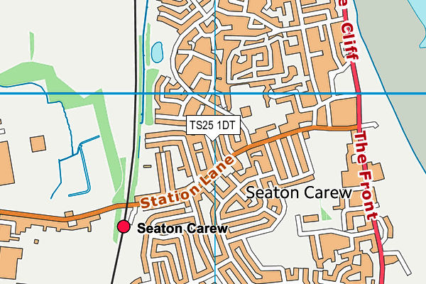 TS25 1DT map - OS VectorMap District (Ordnance Survey) TS25 1DT map - OS VectorMap District (Ordnance Survey)
