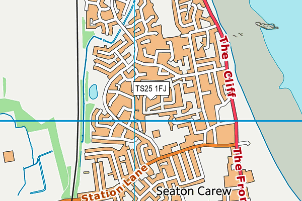 TS25 1FJ map - OS VectorMap District (Ordnance Survey) TS25 1FJ map - OS VectorMap District (Ordnance Survey)