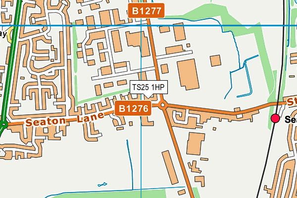 TS25 1HP map - OS VectorMap District (Ordnance Survey) TS25 1HP map - OS VectorMap District (Ordnance Survey)