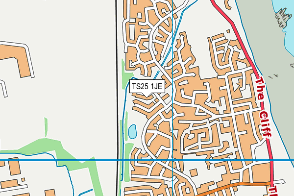 TS25 1JE map - OS VectorMap District (Ordnance Survey) TS25 1JE map - OS VectorMap District (Ordnance Survey)