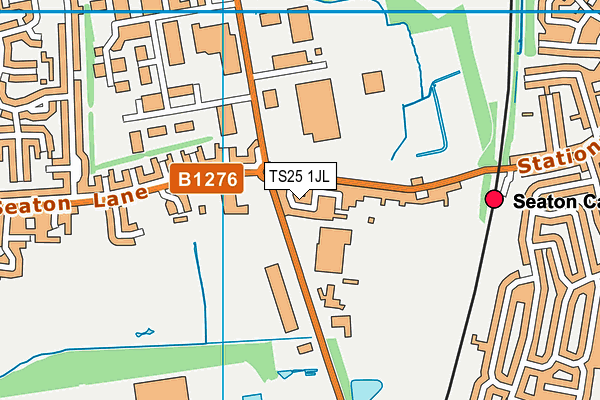 TS25 1JL map - OS VectorMap District (Ordnance Survey) TS25 1JL map - OS VectorMap District (Ordnance Survey)