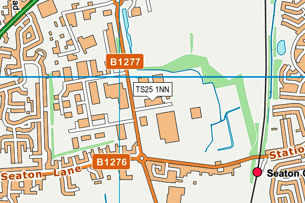 TS25 1NN map - OS VectorMap District (Ordnance Survey) TS25 1NN map - OS VectorMap District (Ordnance Survey)