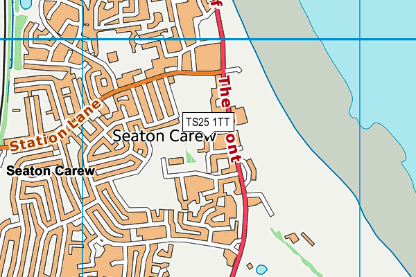 TS25 1TT map - OS VectorMap District (Ordnance Survey) TS25 1TT map - OS VectorMap District (Ordnance Survey)