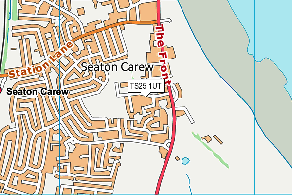 TS25 1UT map - OS VectorMap District (Ordnance Survey) TS25 1UT map - OS VectorMap District (Ordnance Survey)